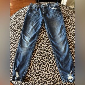 Kancan Blue Distressed Jeans